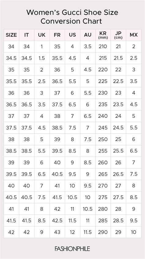 gucci sneaker fit size|gucci shoe size conversion chart.